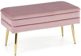 Πουφ Lavyn-Roz xruso - 78.00Χ42.00Χ37.00cm