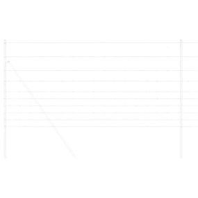 vidaXL Περίφραξη αγρού Ασημί 50 x 1,2 m Γαλβανισμένος χάλυβας