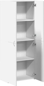 vidaXL Αρχειοθήκη Λευκή 60x32x153 εκ. από Επεξεργασμένο Ξύλο