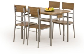 NATAN table + 4 chairs DIOMMI V-CH-NATANIEL-ZESTAW