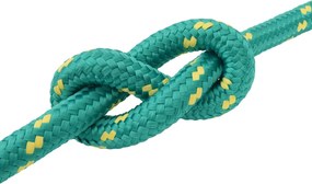 vidaXL Σχοινί Boat 3 mm 50 m Πράσινο PP