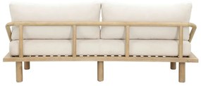 ΚΑΝΑΠΕΣ ΚΡΕΒΑΤΙ SIESTA ΦΥΣΙΚΟ CREAM 180x80x59