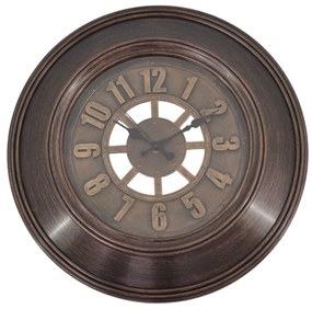 Ρολόι Τοίχου Μπρονζέ 40x4.8cm ANKOR