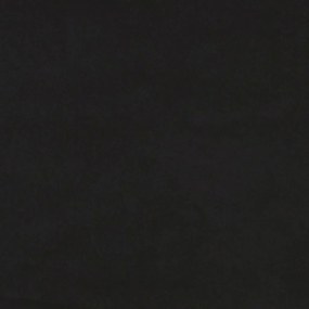 Πλαίσιο Κρεβατιού με Κεφαλάρι Μαύρο 140x190 εκ. Βελούδινο - Μαύρο