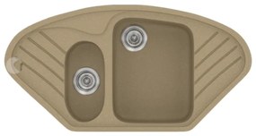 Sanitec Classic 302 Metallic Coffee Νεροχύτης