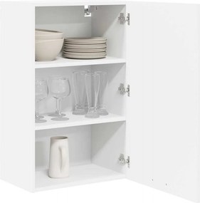 vidaXL Κρεμαστό ντουλάπι Λευκό 50 x 31 x 80 εκ. Επεξεργασμένο ξύλο