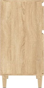 vidaXL Κομοδίνα 2 τεμ. Sonoma Δρυς 40x35x70 εκ.
