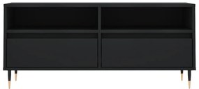vidaXL Έπιπλο Τηλεόρασης Μαύρο 100x34,5x44,5 εκ. Επεξεργ. Ξύλο