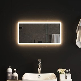 vidaXL Καθρέφτης Μπάνιου με LED 30x60 εκ.