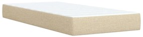 ΚΡΕΒΑΤΙ BOXSPRING ΜΕ ΣΤΡΩΜΑ ΚΡΕΜ 80 X 200 ΕΚ. ΥΦΑΣΜΑΤΙΝΟ 3289588