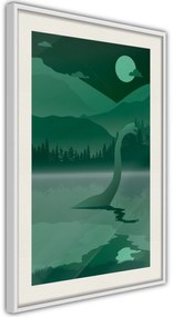 Αφίσα - Loch Ness [Poster] - 30x45 - Μαύρο - Με πασπαρτού