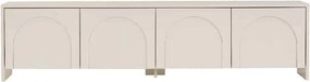 Έπιπλο τηλεόρασης Aurelia χρώμα κρεμ 180x32x45εκ