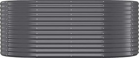 vidaXL Ζαρντινιέρα Ανθρακί 175x100x68εκ Γαλβανισμένος χάλυβας