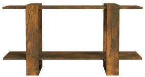 vidaXL Βιβλιοθήκη Καπνιστή Δρυς 100x30x51 εκ. από Επεξεργασμένο Ξύλο