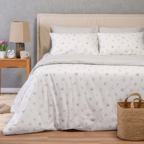 Σεντόνια Διπλά (Σετ) Melinen Ultra Line Melinen Spring L.Grey