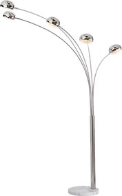 Φωτιστικό Δαπέδου Aca Markella ML312461FC Chrome/Marble