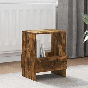 vidaXL Ράφι Περιοδικών 2 pcs Καπνιστό Δρύς 35 x 30 x 45 εκ.