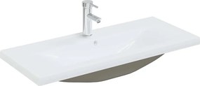 vidaXL Σετ Επίπλων Μπάνιου 4 pcs Μαύρη Οξυά Επεξεργασμένο ξύλο
