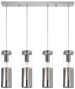 Φωτιστικό Οροφής Πολύφωτο Aca Dejavu V371974PCH Chrome