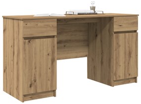vidaXL Γραφείο Artisan Oak 140x49x76 εκ. Επεξεργασμένο ξύλο