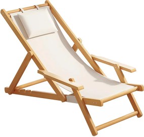 Σεζλονγκ Nextdeco μπαμπού Υ67-89x108x52εκ