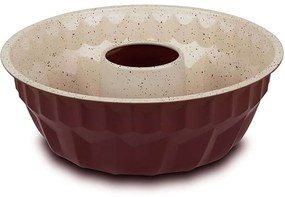 Φόρμα Κέικ Αντικολλητική Terrestrial 10-103-176 27cm Bordo-Beige Nava Steel