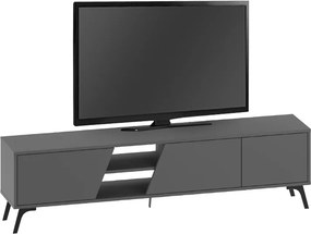 Έπιπλο τηλεόρασης Fiona ανθρακί 180x35x48εκ