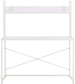 vidaXL Γραφείο Υπολογιστή Λευκό 120 x 60 x 138 εκ.