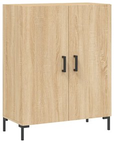 vidaXL Ντουλάπι Sonoma δρυς 69,5 x 34 x 180 εκ. από Επεξεργασμένο Ξύλο