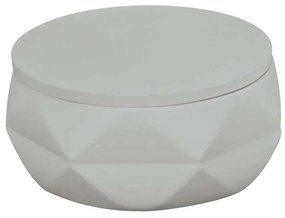 Βάζο Για Βαμβάκι Crackle Jar 10,5x6cm Platinum Kleine Wolke Polyresin