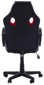 ΚΑΡΕΚΛΑ ΓΡΑΦΕΙΟΥ GAMING BUCKET HM1041.01 ΜΑΥΡΟPU+ΚΟΚΚΙΝΟ MESH 60x62x117 εκ.