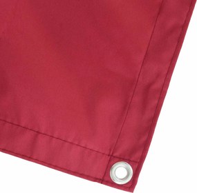 vidaXL Οθόνη Μπαλκονιού Κόκκινο 100 x 400 cm Ύφασμα Όξφορντ