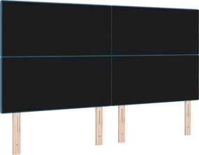 vidaXL LED κεφαλάρι με φώτα λωρίδας LED Μπλε 180 cm Πολυεστέρας