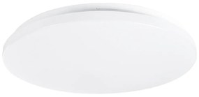 GloboStar® CELANO 61010 LED Πλαφονιέρα Οροφής Στρόγγυλη Φ33 30W 2700lm 120° AC 220-240V Αδιάβροχη IP54 Φ33 x Υ6cm Θερμό Λευκό 2700K - 3 Χρόνια Εγγύηση