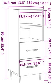 ΝΤΟΥΛΑΠΙ ΜΑΥΡΟ 34,5 X 34 X 90 ΕΚ. ΑΠΟ ΕΠΕΞΕΡΓΑΣΜΕΝΟ ΞΥΛΟ 828645