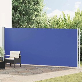 vidaXL Σκίαστρο Πλαϊνό Συρόμενο Βεράντας Μπλε 180 x 600 εκ.