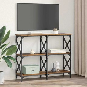 vidaXL Τραπέζι κονσόλας Παλιό ξύλο 100 x 28 x 80,5 εκ.