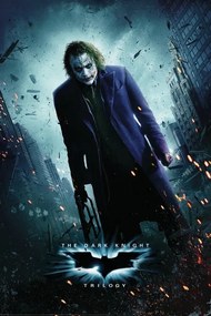 Εκτύπωση τέχνης The Dark Knight Trilogy - Joker, (26.7 x 40 cm)