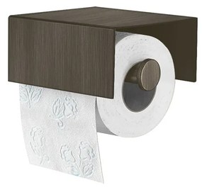 Χαρτοθήκη με καπάκι Ορείχαλκος Dark Bronze Mat Sanco Toilet Roll Holders Pro 0856-DM25
