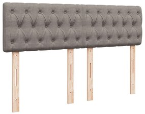 ΚΡΕΒΑΤΙ BOXSPRING ΜΕ ΣΤΡΩΜΑ TAUPE 140X190 ΕΚ. ΥΦΑΣΜΑΤΙΝΟ 3286686