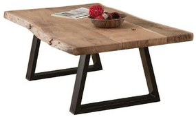 Τραπέζι Σαλονιού Lizard Slim Acacia Natural/Black ΕΑ7101,S 115x65x40cm Metal,Wood