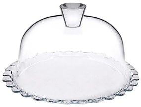 Τουρτιέρα Με Καπάκι Petite SP96874G1 26,4x15,3cm Clear Espiel Glass