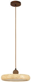 Φωτιστικό Οροφής 25419 Φ30x12cm Led 1361lm 22W 3000K Stone Beige-Brown
