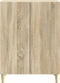 vidaXL Πλαϊνό γραφείο Sonoma Δρυς 66 x 34,5 x 90 εκ Επεξεργασμένο Ξύλο