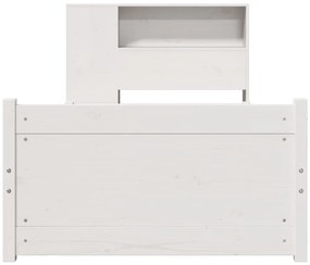 vidaXL Κρεβάτι Βιβλιοθήκη Χωρίς Στρώμα 100x200 εκ. Μασίφ Ξύλο Πεύκο
