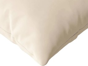 vidaXL Μαξιλάρι Καναπέ 2 pcs Μπεζ 120 x 40 cm ύφασμα