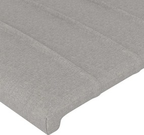 vidaXL Κεφαλάρια Αν. Γκρι 180x5x78/88 εκ. Ύφασμα