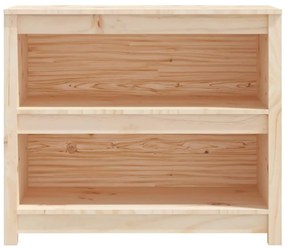 vidaXL Βιβλιοθήκη 80 x 35 x 68 εκ. από Μασίφ Ξύλο Πεύκου
