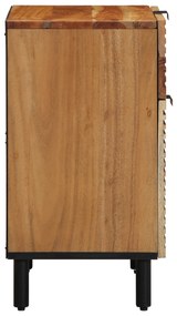 vidaXL Κομοδίνο 50x33x60 εκ Μασίφ ξύλο ακακίας