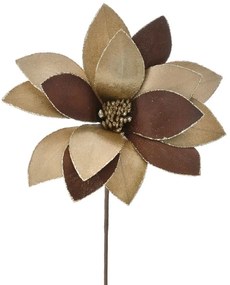 Λουλούδι - Κλαδί Αλεξανδρινό 75482 Φ27x55cm Beige-Brown